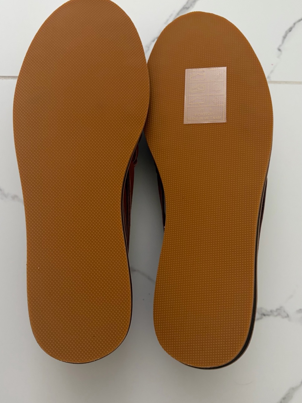 Quince Women's Chestnut Brown Woven Leather Loafers - Picture 6 of 6